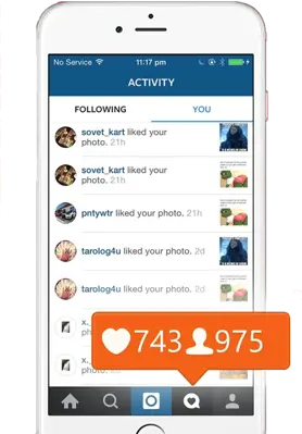 Instagram Followers android App screenshot 1